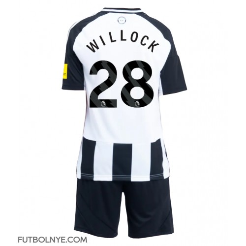 Camiseta Newcastle United Joe Willock #28 Primera Equipación para niños 2024-25 manga corta (+ pantalones cortos)